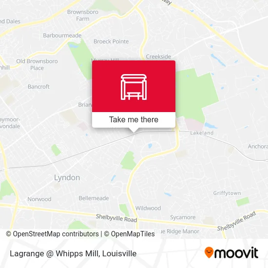 Lagrange @ Whipps Mill map