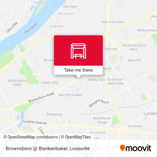 Mapa de Brownsboro @ Blankenbaker