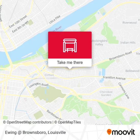 Ewing @ Brownsboro map
