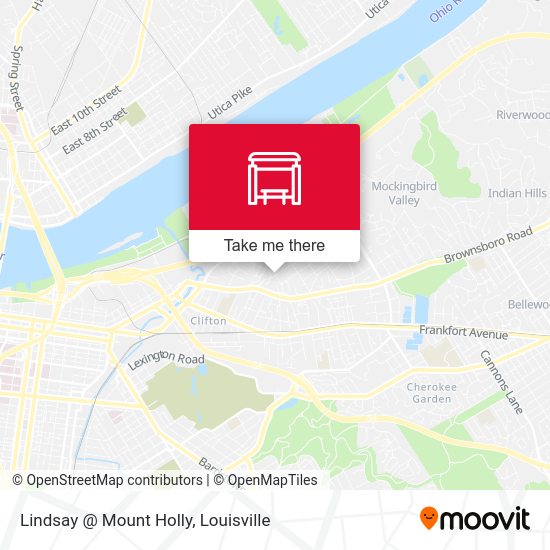 Lindsay @ Mount Holly map