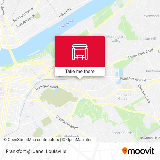 Frankfort @ Jane map