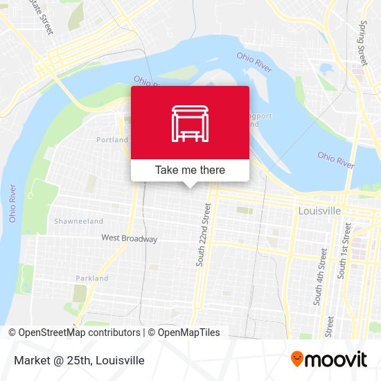 Mapa de Market @ 25th
