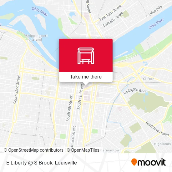 E Liberty @ S Brook map