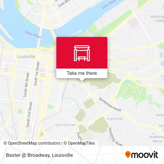 Baxter @ Broadway map