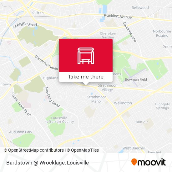 Bardstown @ Wrocklage map