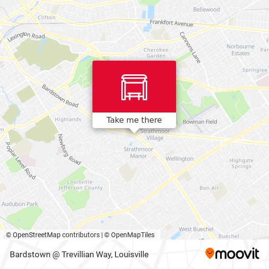 Mapa de Bardstown @ Trevillian Way