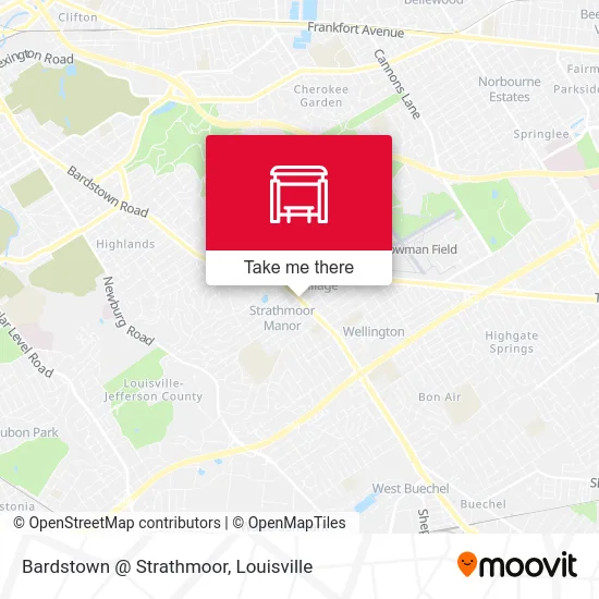 Bardstown @ Strathmoor map