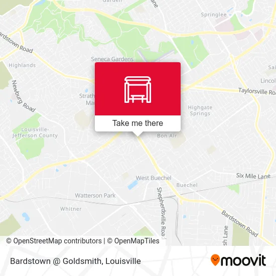 Bardstown @ Goldsmith map