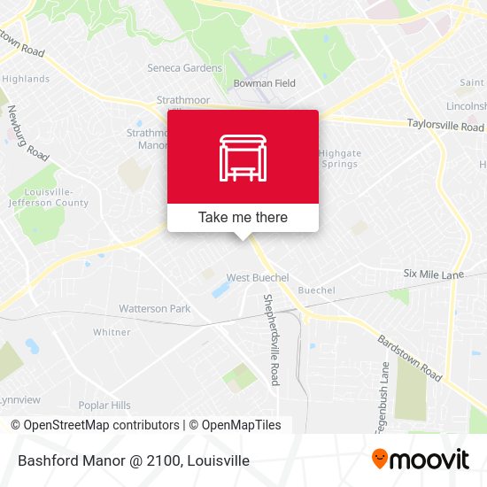 Bashford Manor @ 2100 map