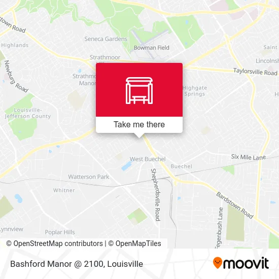 Bashford Manor @ 2100 map