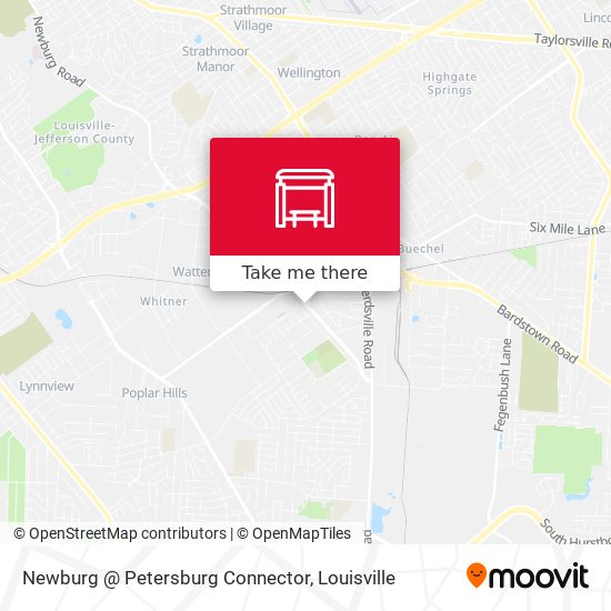 Newburg @ Petersburg Connector map