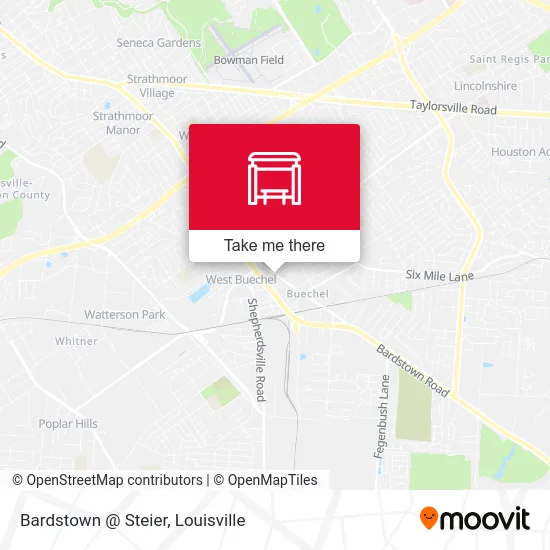 Bardstown @ Steier map