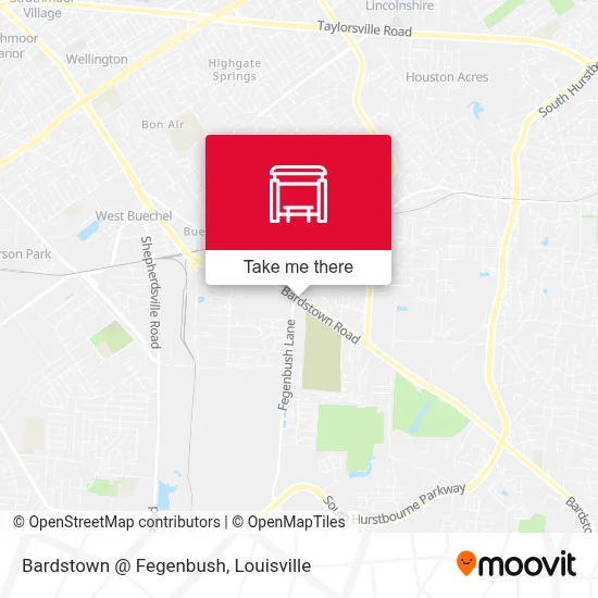 Bardstown @ Fegenbush map