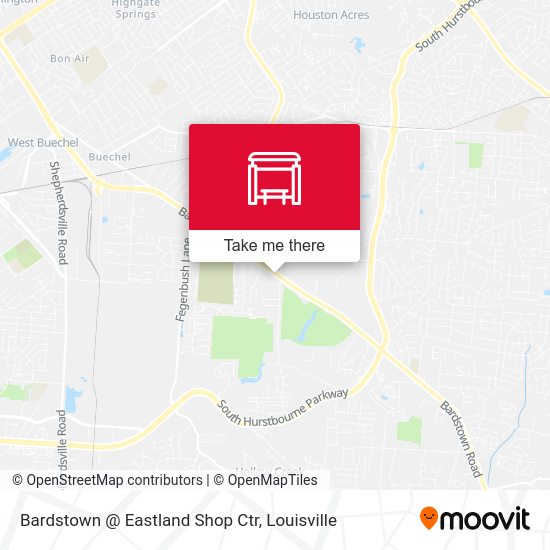 Mapa de Bardstown @ Eastland Shop Ctr