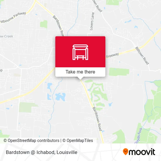 Bardstown @ Ichabod map