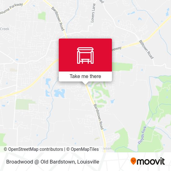 Mapa de Broadwood @ Old Bardstown