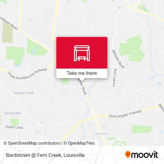 Mapa de Bardstown @ Fern Creek