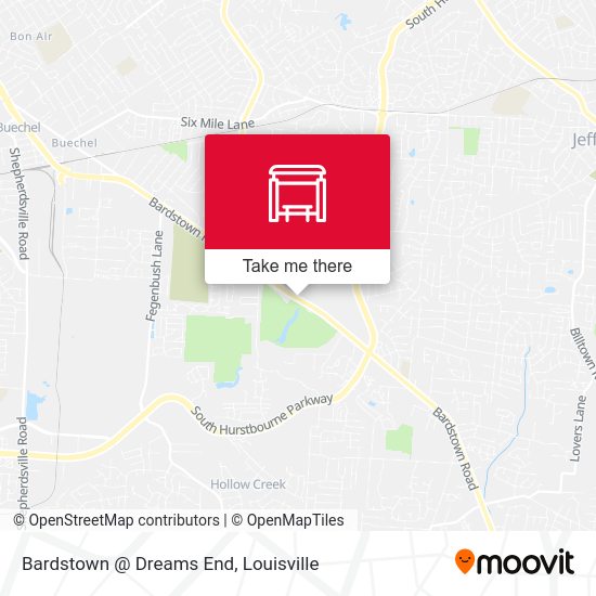 Bardstown @ Dreams End map