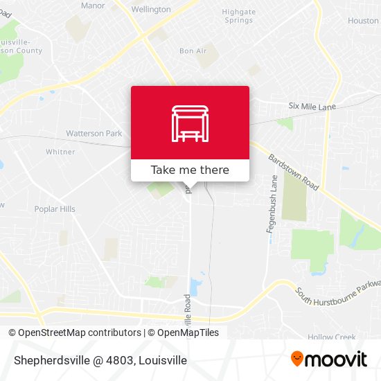 Shepherdsville @ 4803 map