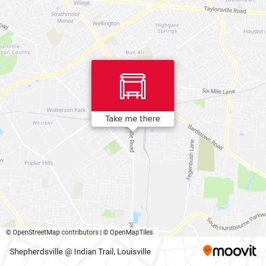 Shepherdsville @ Indian Trail map