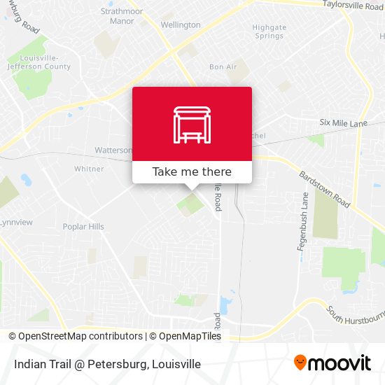 Indian Trail @ Petersburg map