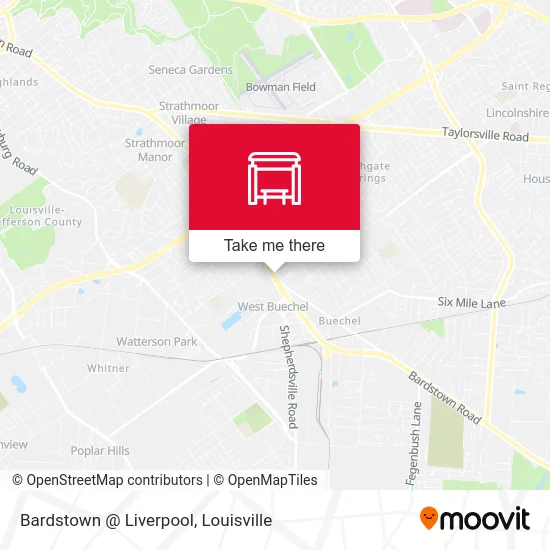 Bardstown @ Liverpool map