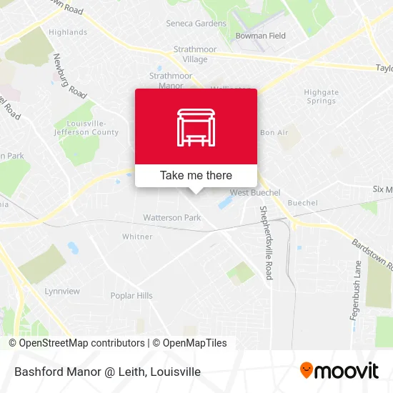 Bashford Manor @ Leith map