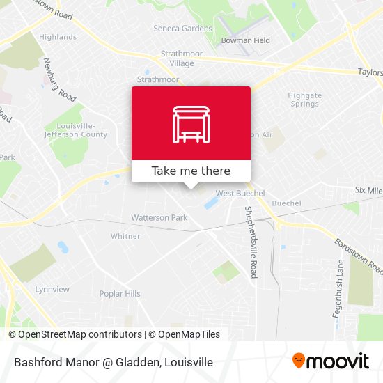 Bashford Manor @ Gladden map
