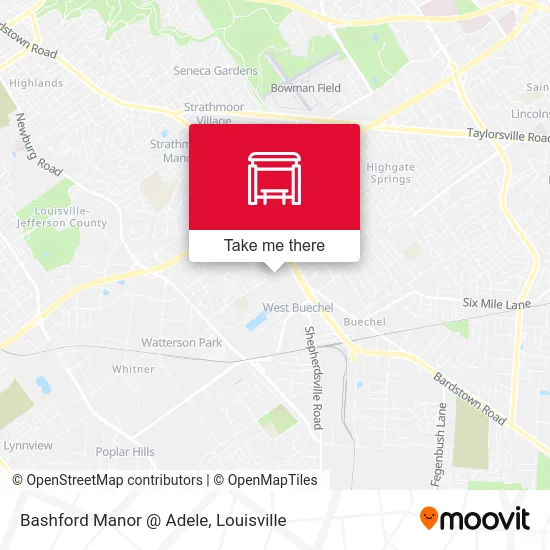 Bashford Manor @ Adele map