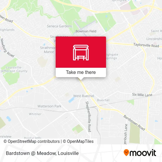 Bardstown @ Meadow map