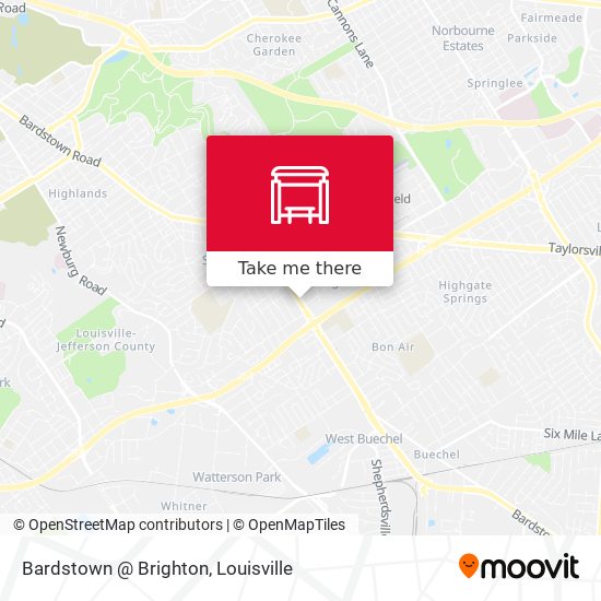 Bardstown @ Brighton map