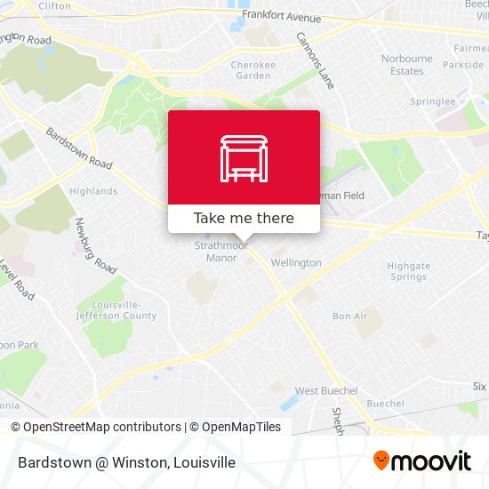 Bardstown @ Winston map