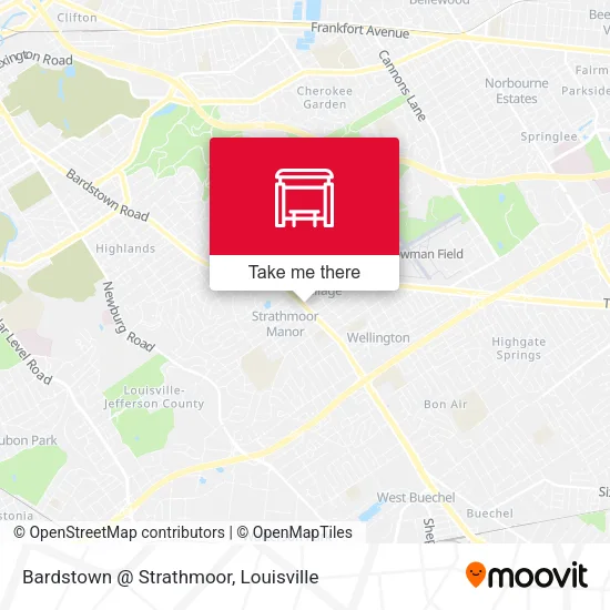 Bardstown @ Strathmoor map