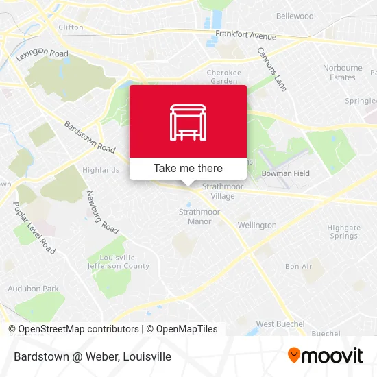 Bardstown @ Weber map