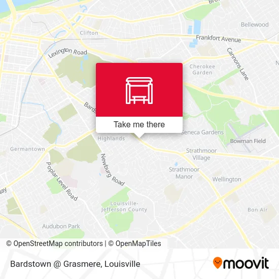 Bardstown @ Grasmere map