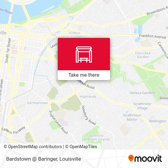 Bardstown @ Baringer map