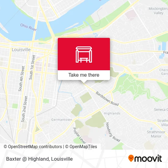 Baxter @ Highland map