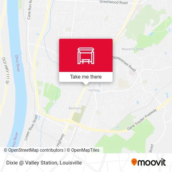 Dixie @ Valley Station map