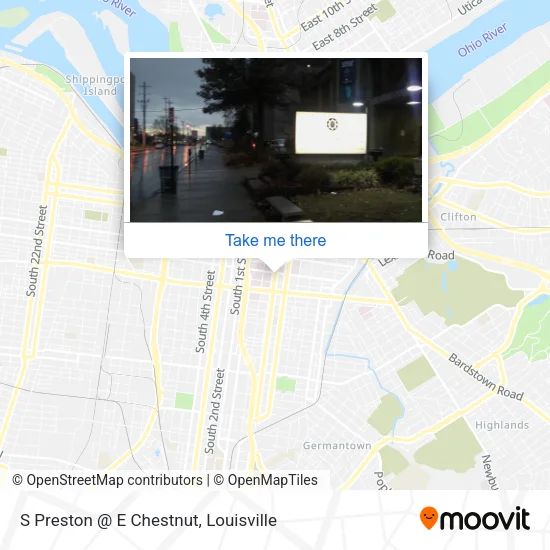 S Preston @ E Chestnut map