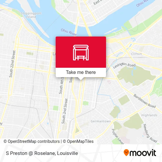 S Preston @ Roselane map