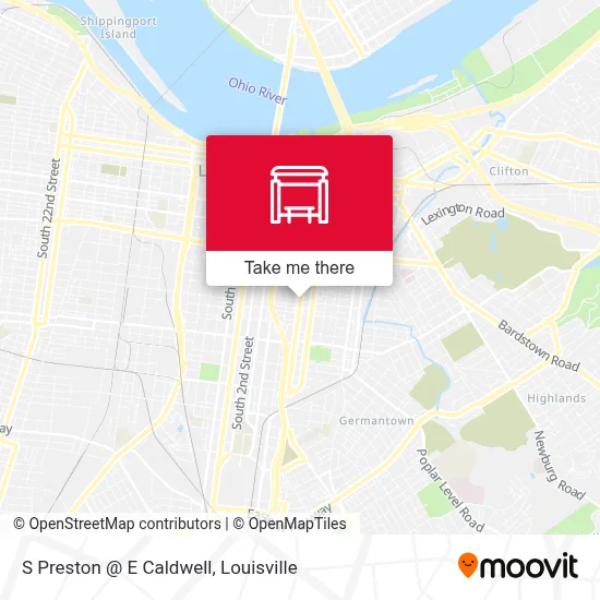 S Preston @ E Caldwell map