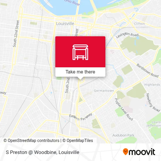 S Preston @ Woodbine map