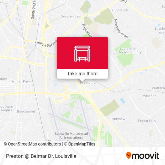 Preston @ Belmar Dr map
