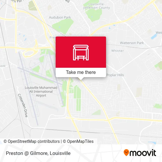 Preston @ Gilmore map
