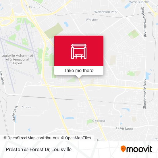 Preston @ Forest Dr map