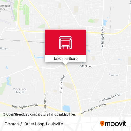 Preston @ Outer Loop map