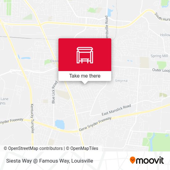 Siesta Way @ Famous Way map