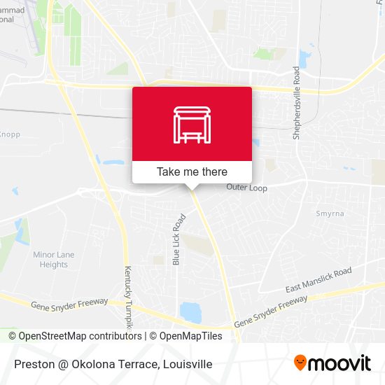 Preston @ Okolona Terrace map