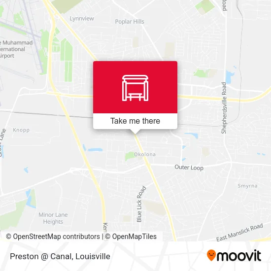 Preston @ Canal map