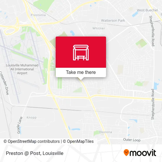 Preston @ Post map